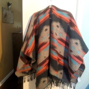 America Eagle Blanket Wrap Poncho